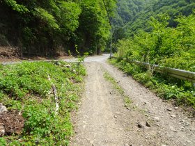 林道「上野大滝線」　終点