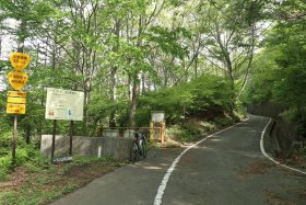 林道「西川新倉線」終点